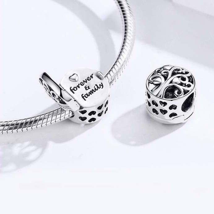 family tree locket charm