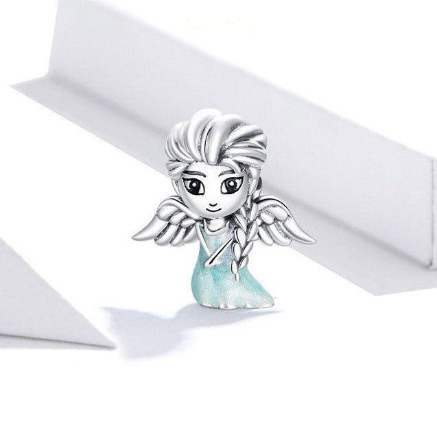 snow fairy charm bead for bracelet