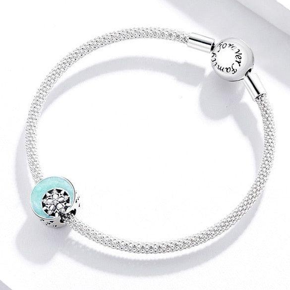 snowflake bead charm