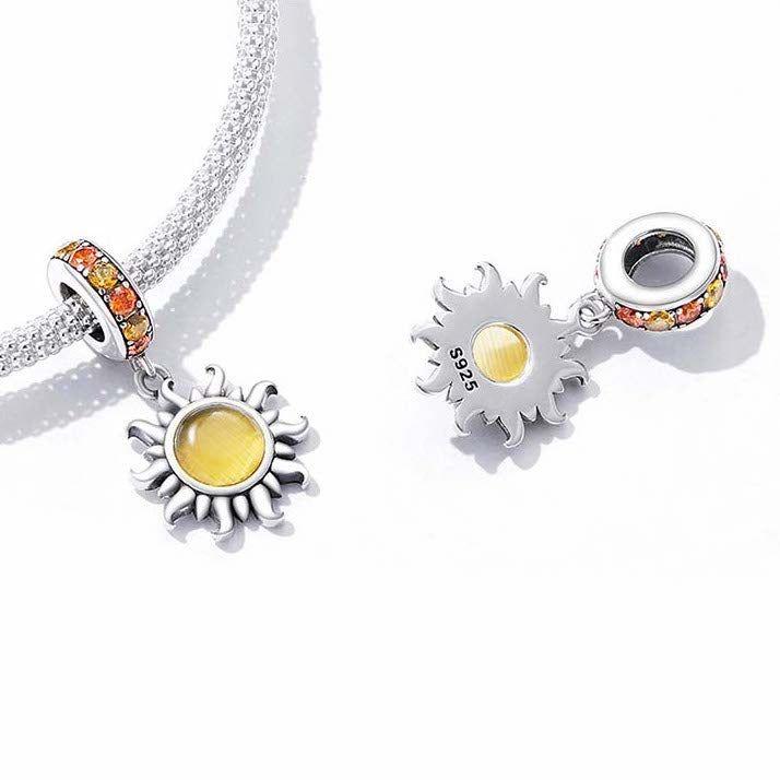 dangle sun charm bracelet