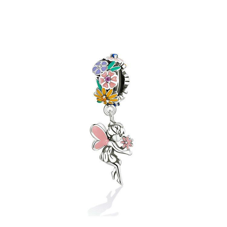 flower fairy dangle charm