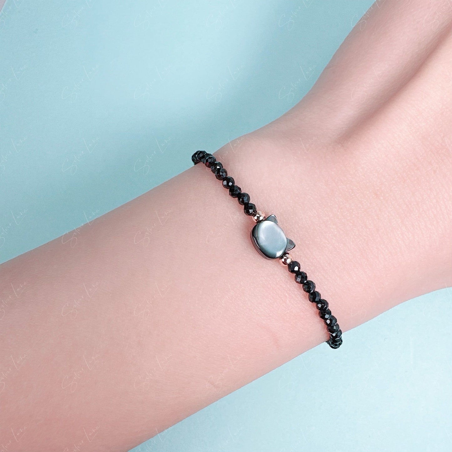 party black crystal bracelet
