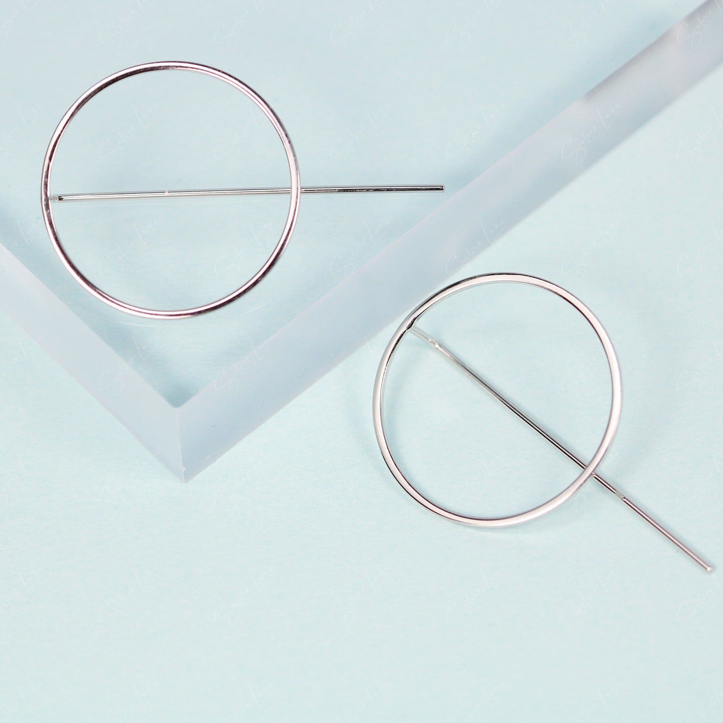 geometric abstract earrings