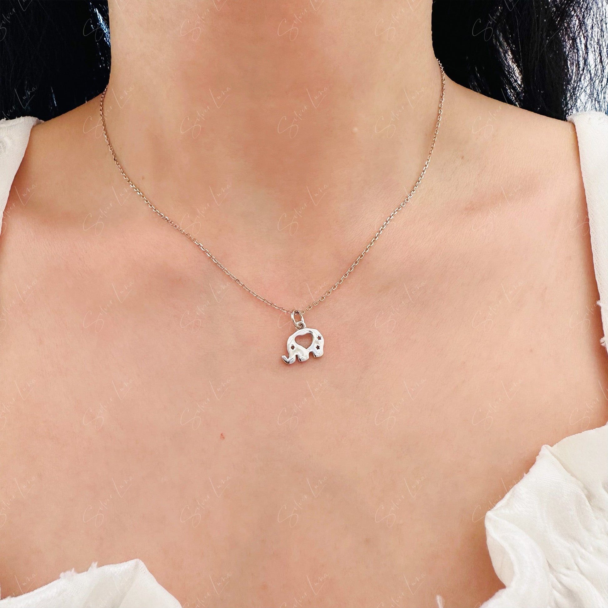 elephant pendant necklace