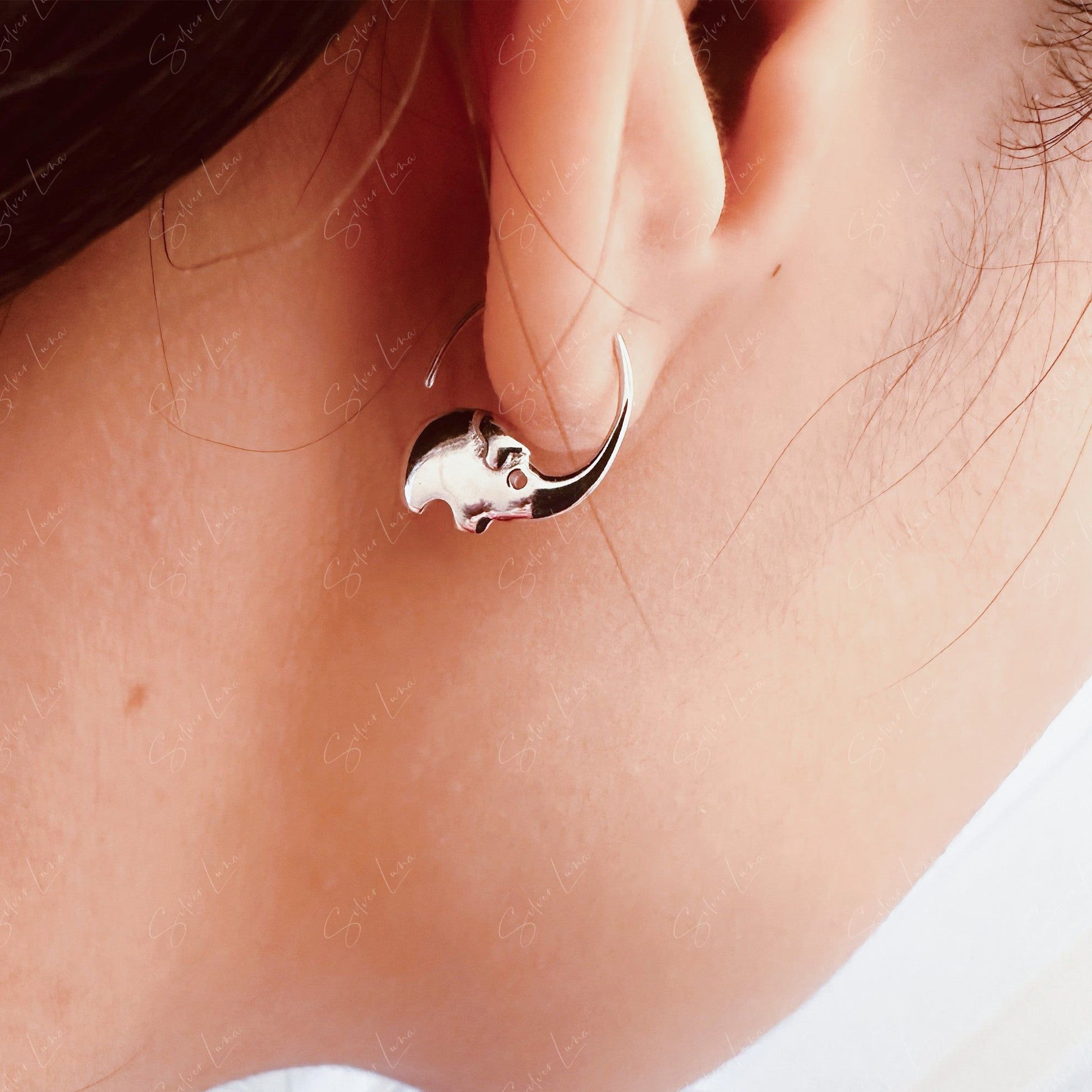 cute elephant earrings