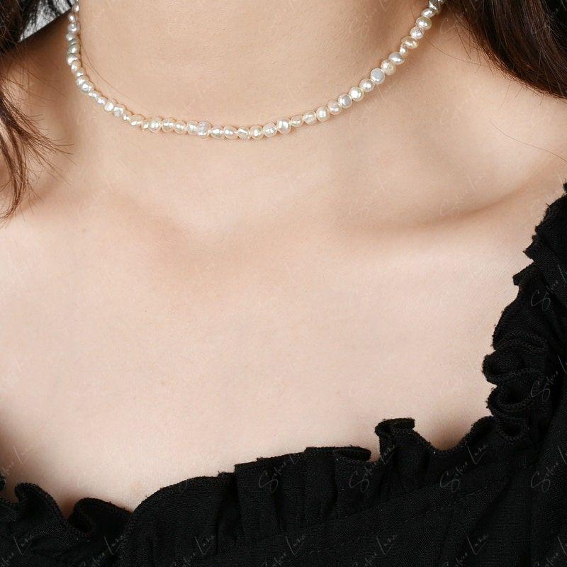 Cultured Freshwater Pearl Choker Necklace