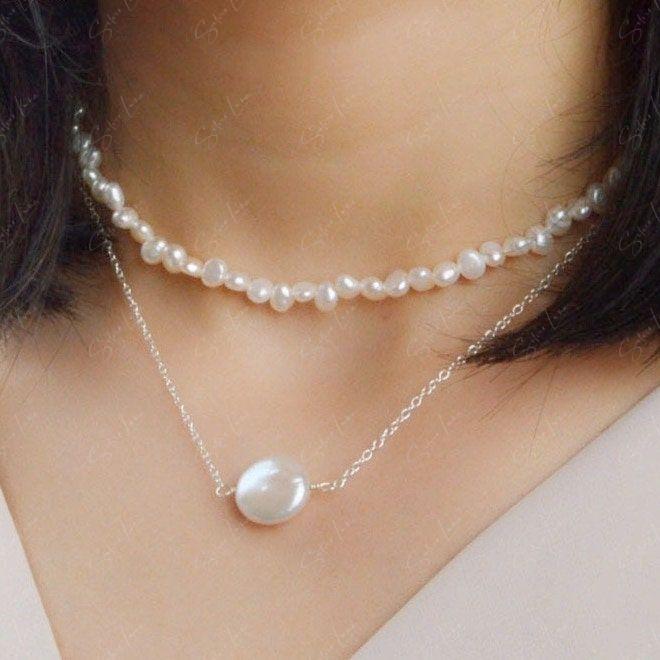 Cultured Freshwater Pearl Choker Necklace