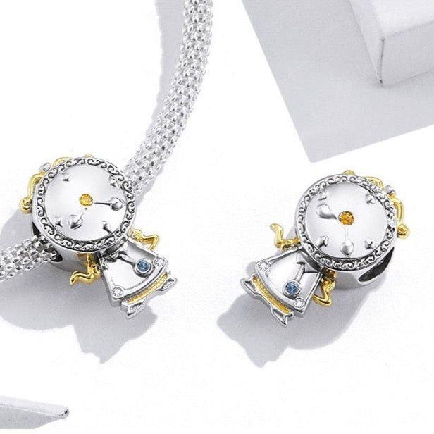 magic clock bead charm for bracelet
