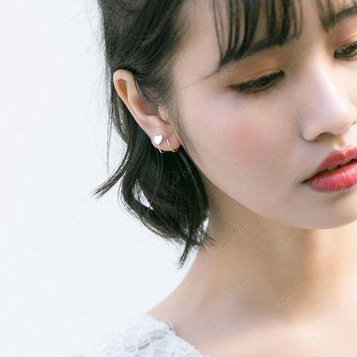 spiral heart wrap earrings