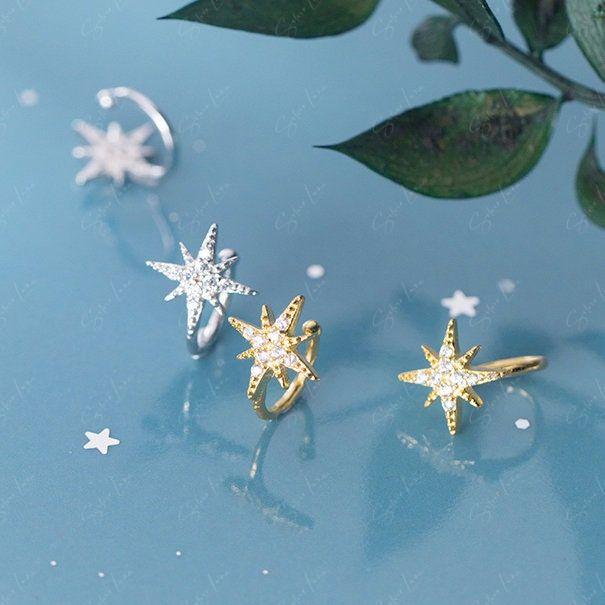 starbursts non piercing ear cuffs