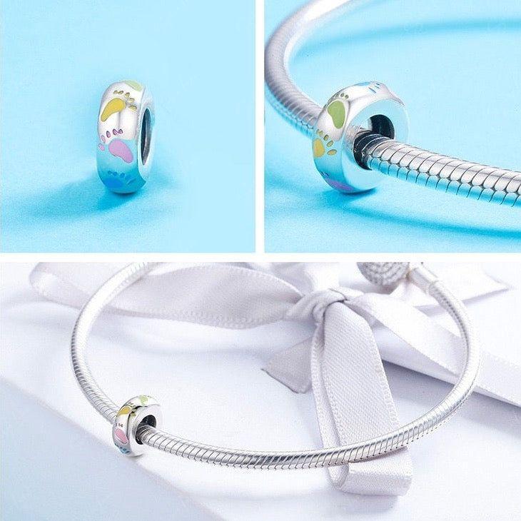 baby feet charm