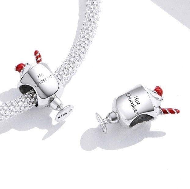 hot chocolate silver charm