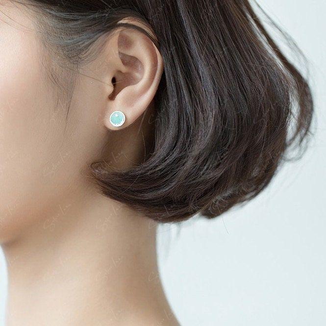 starry sky stud earrings