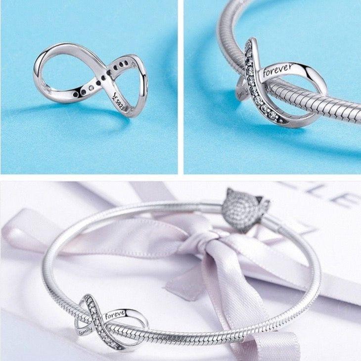 infinity symbol charm