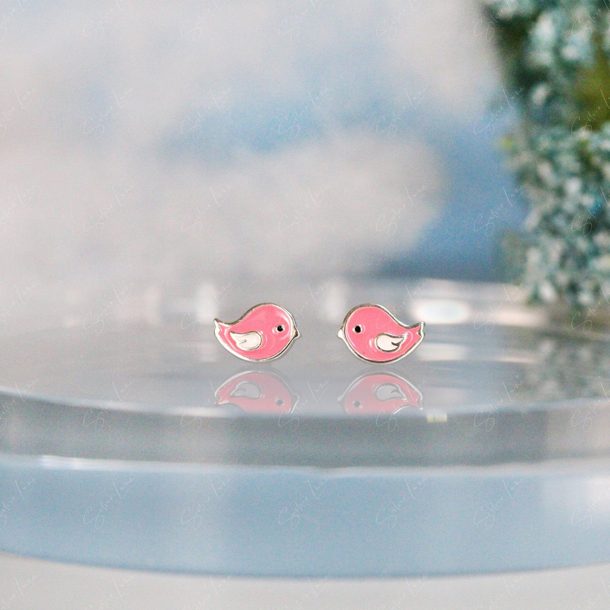 sweet little bird stud earrings