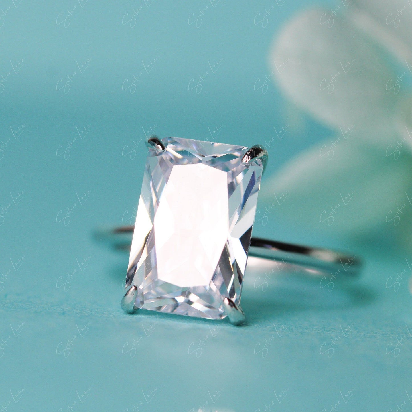radiant cubic zirconia ring
