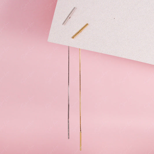 stick threader earrings
