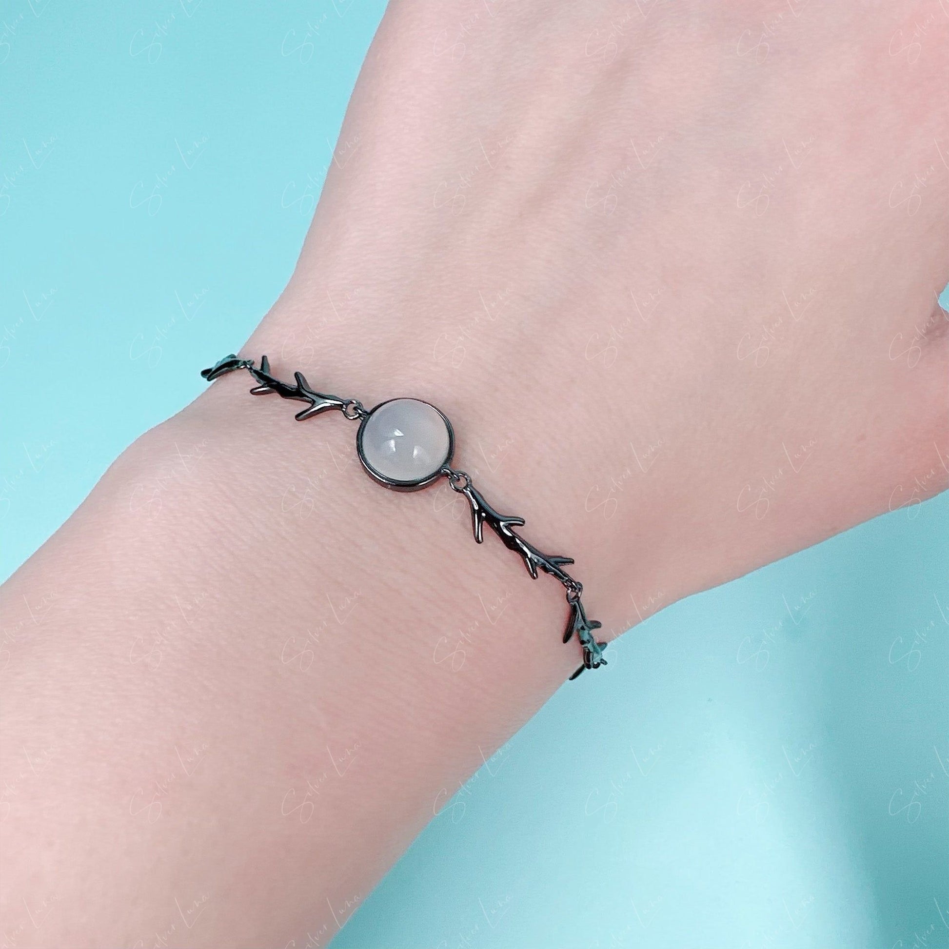 gothic tree branch bracelet