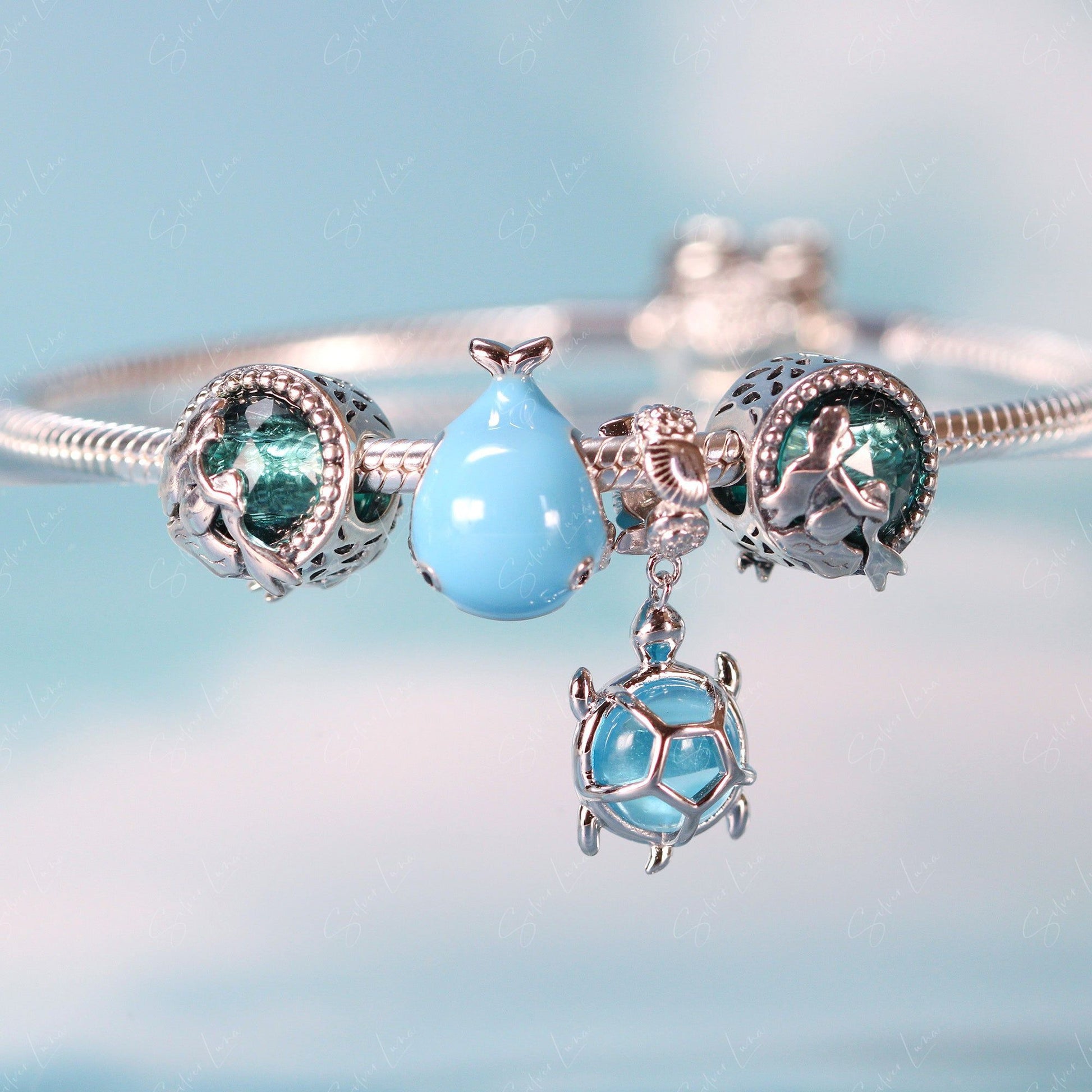 sea creature charm for bracelet