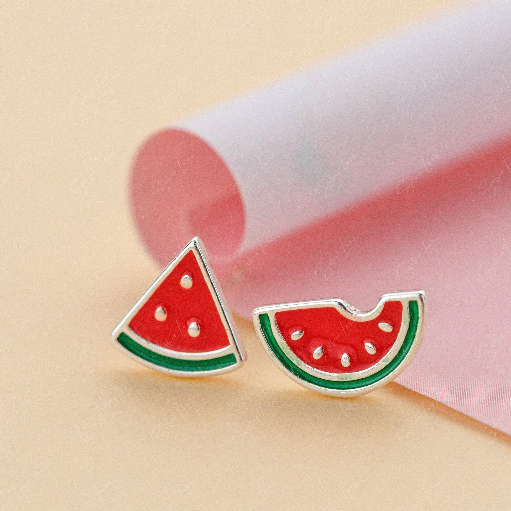 fruit stud earrings