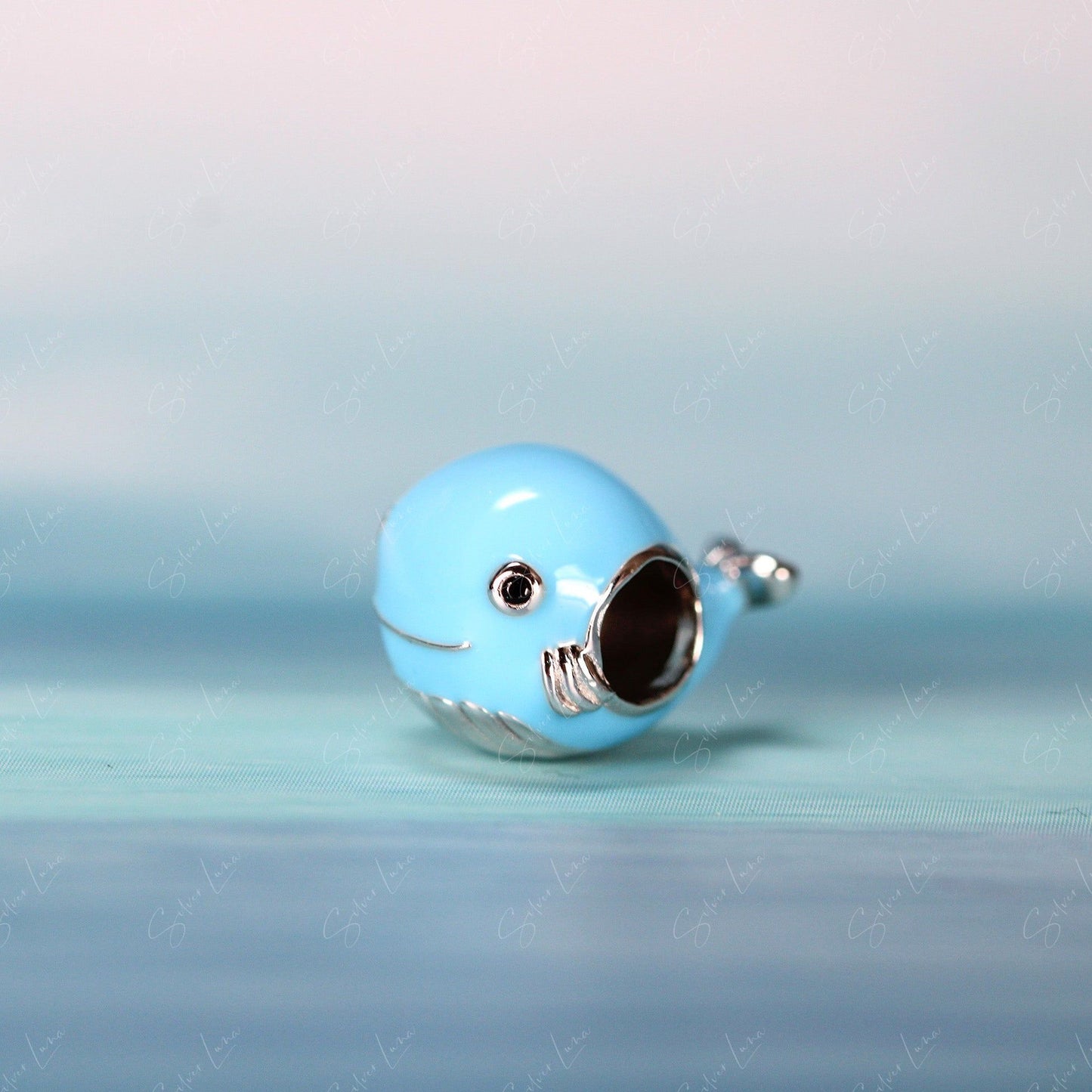 blue whale charm for pandora