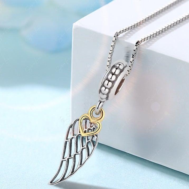 angel wing charm