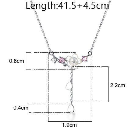Cherry Blossom Pendant Necklace