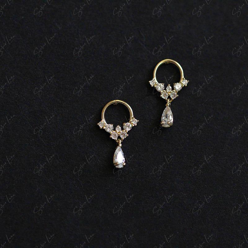 teardrop earrings