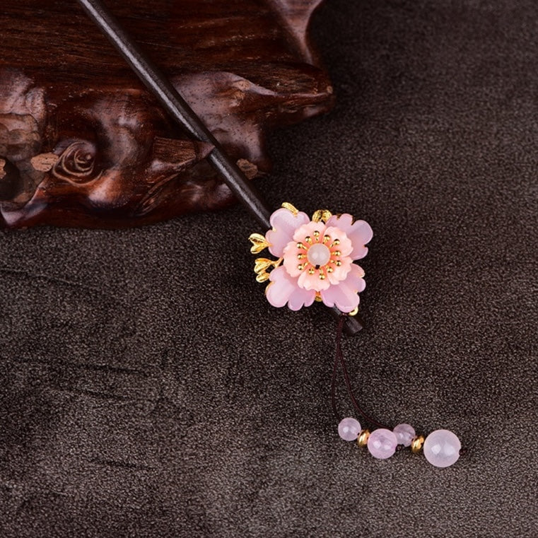 cherry blossom hair stick