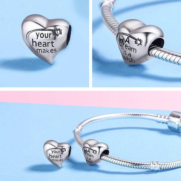 heart bead charm