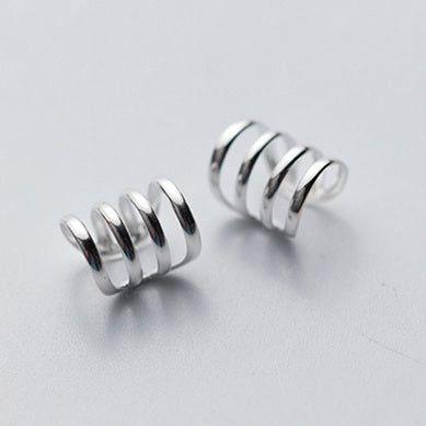 Spring Layer Non Piercing Ear Cuffs 4 Rows