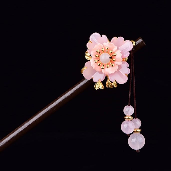 cherry blossom hair stick