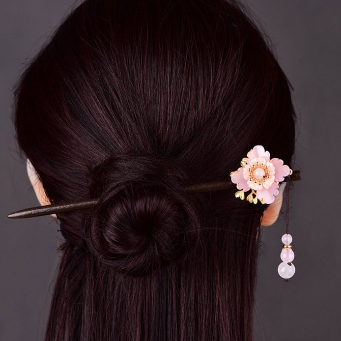 cherry blossom hair stick