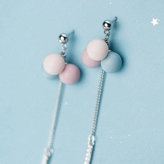 ballon dangle drop earrings