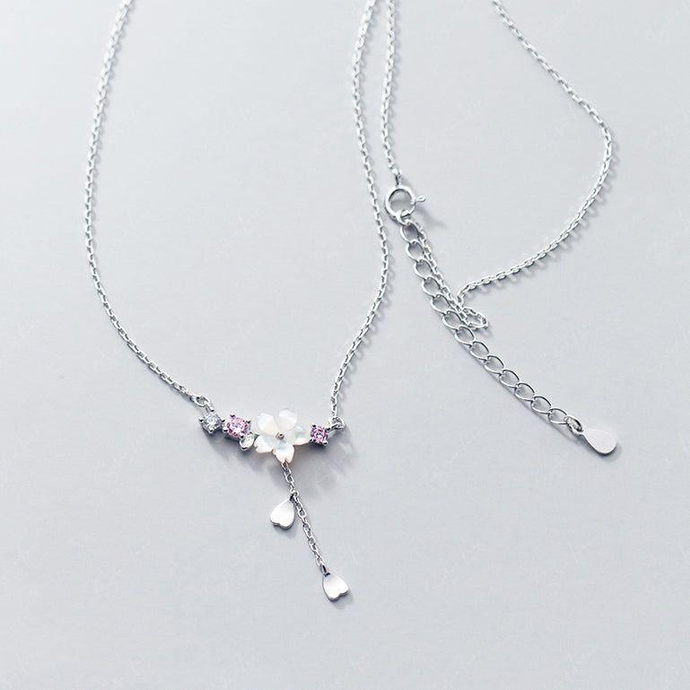 Cherry Blossom Pendant Necklace