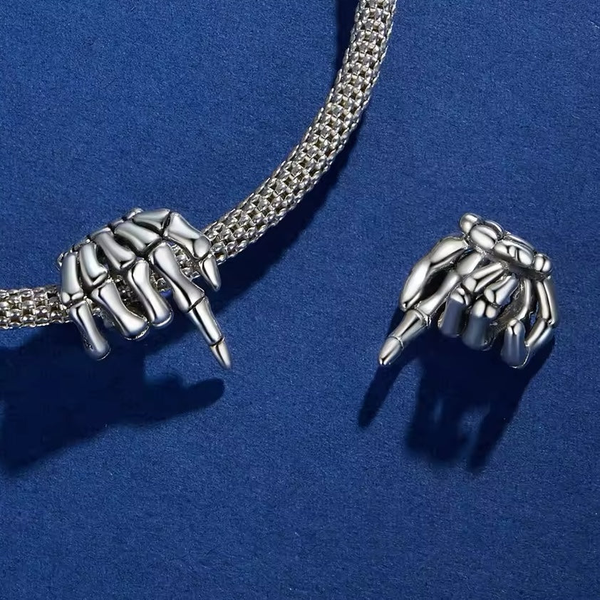 skeleton hand charms