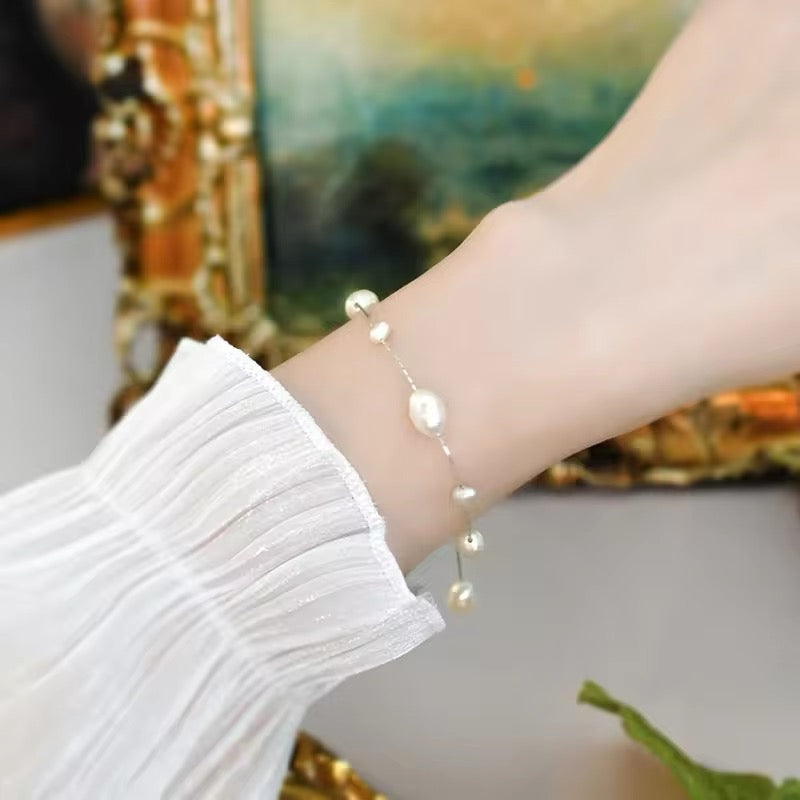 pearls bridal bracelet