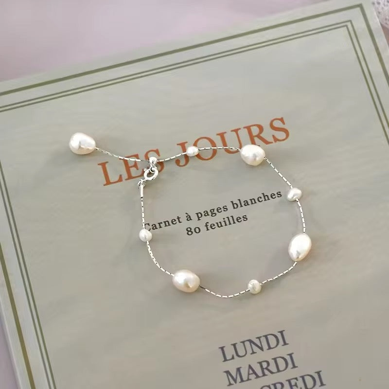 freshwater pearls bridal bracelet