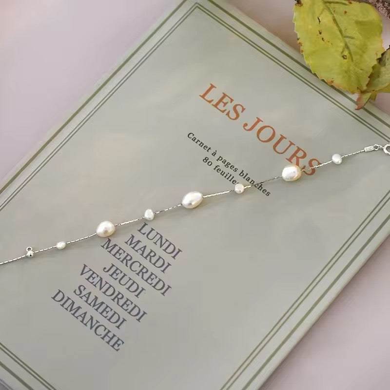 freshwater pearls bridal bracelet