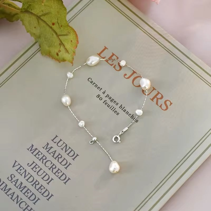 freshwater pearls bridal bracelet