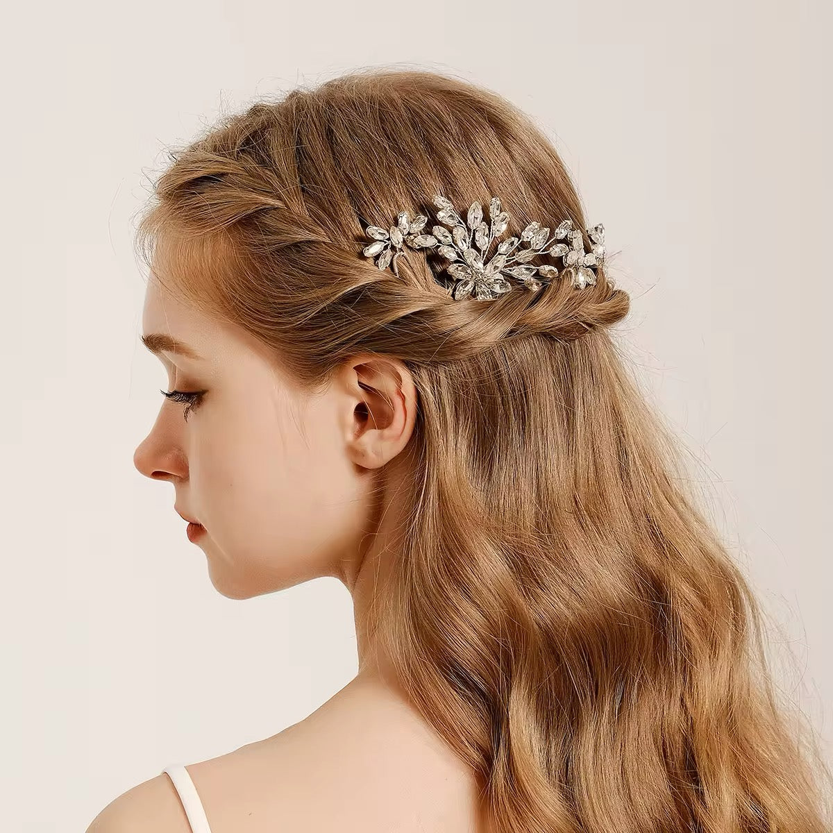 crystal bridal hair combs