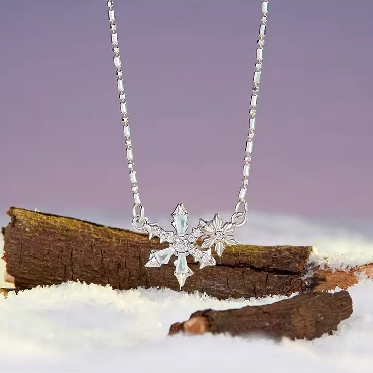 snowflake pendant necklace