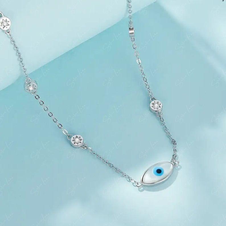 evil eye choker necklace