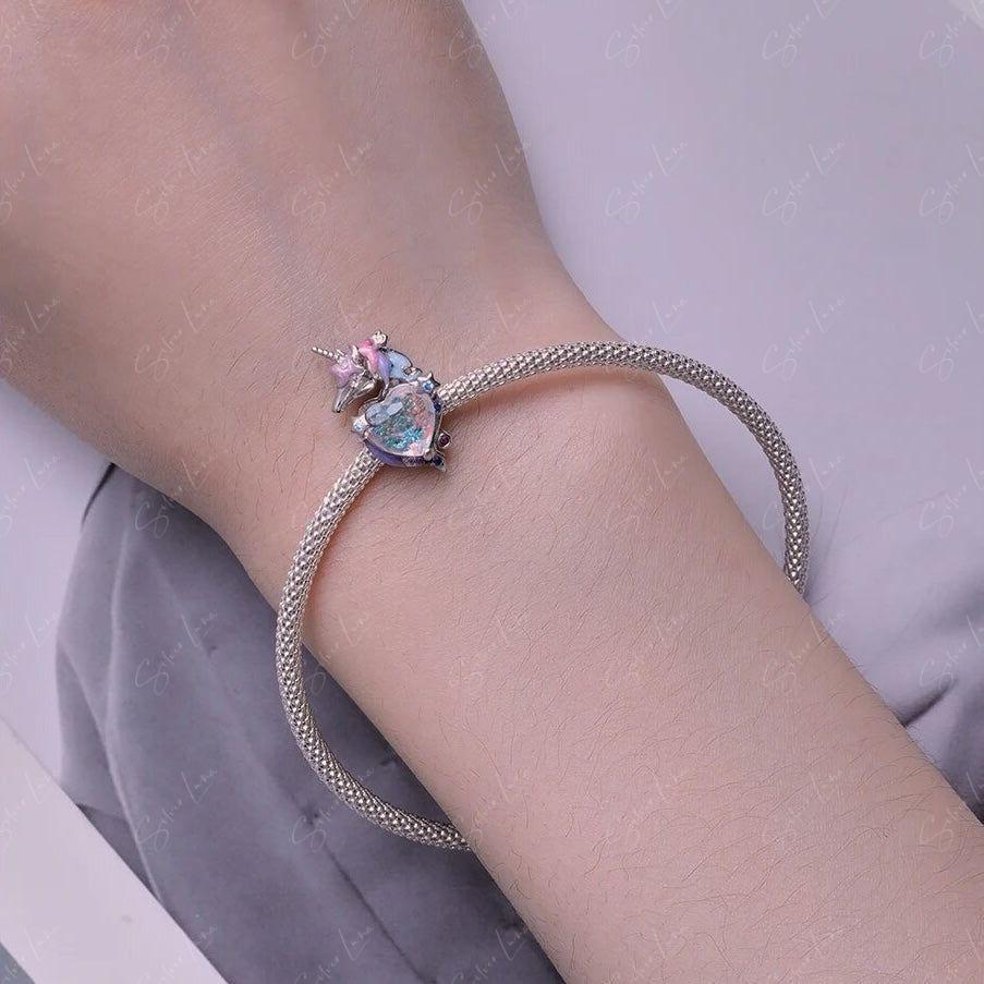 unicorn charm for bracelet