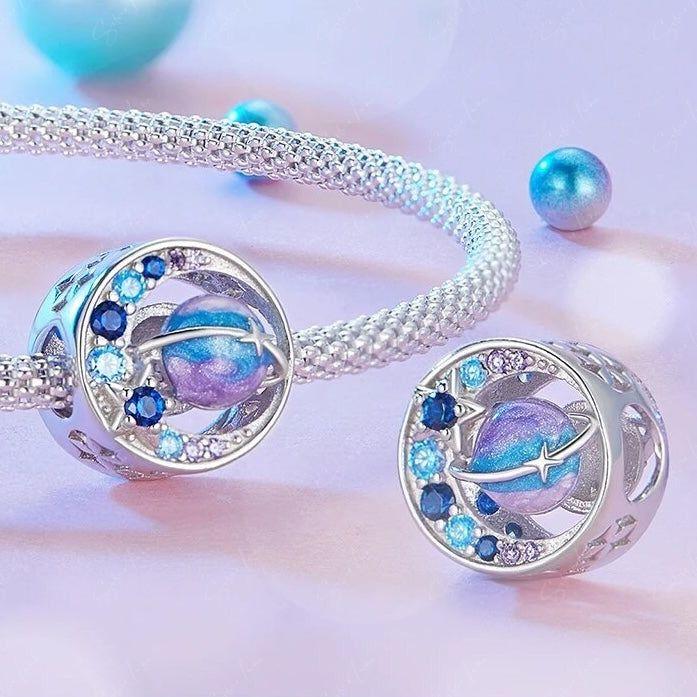 fantasy silver bead charm