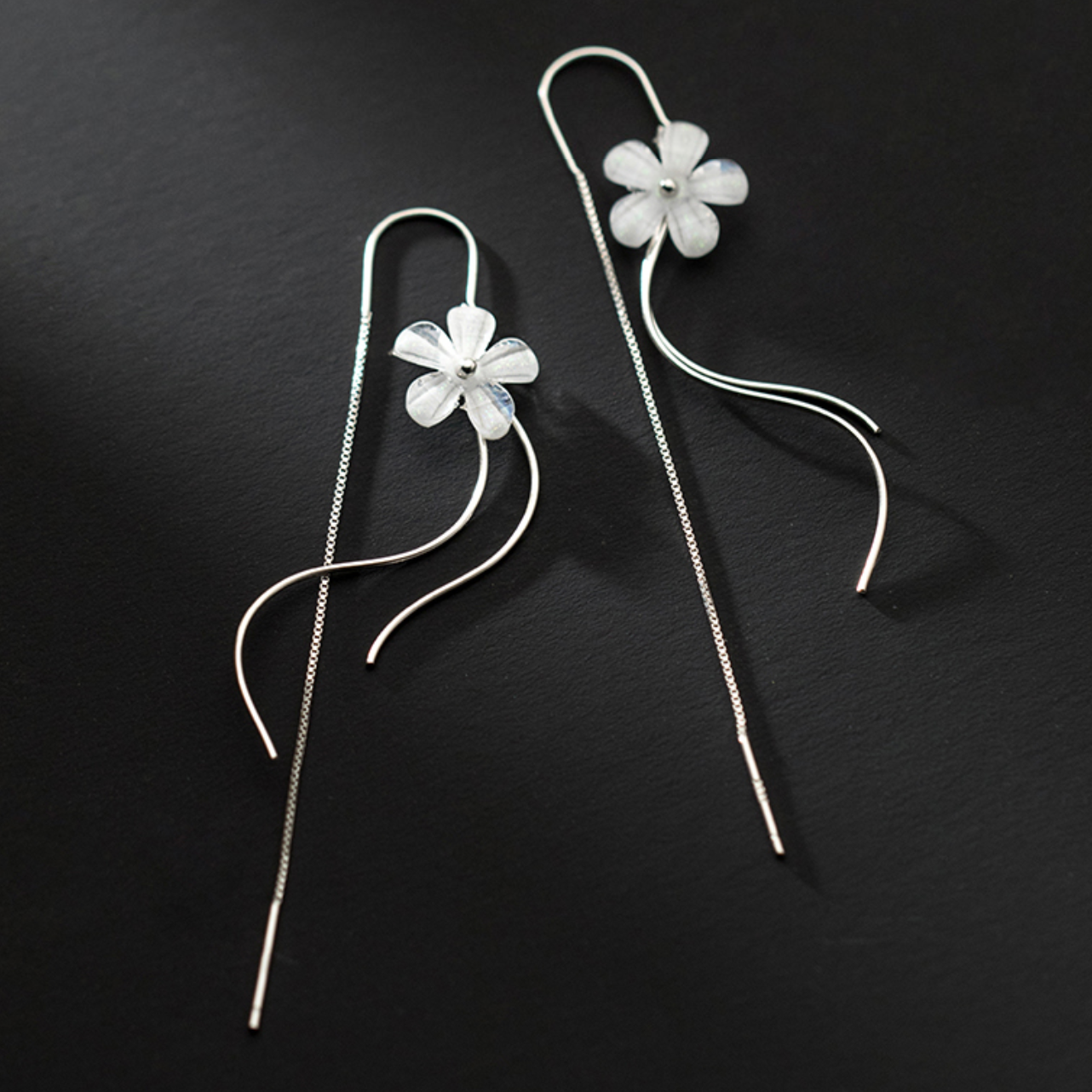 cherry blossom flower earrings