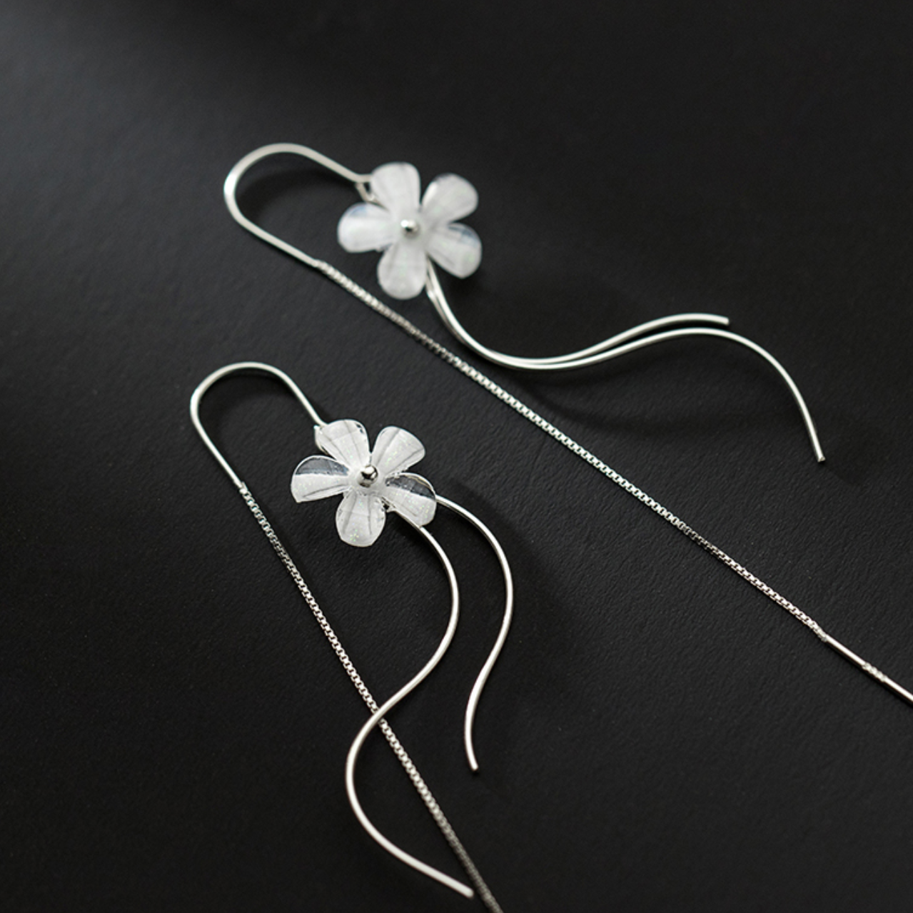 cherry blossom flower earrings