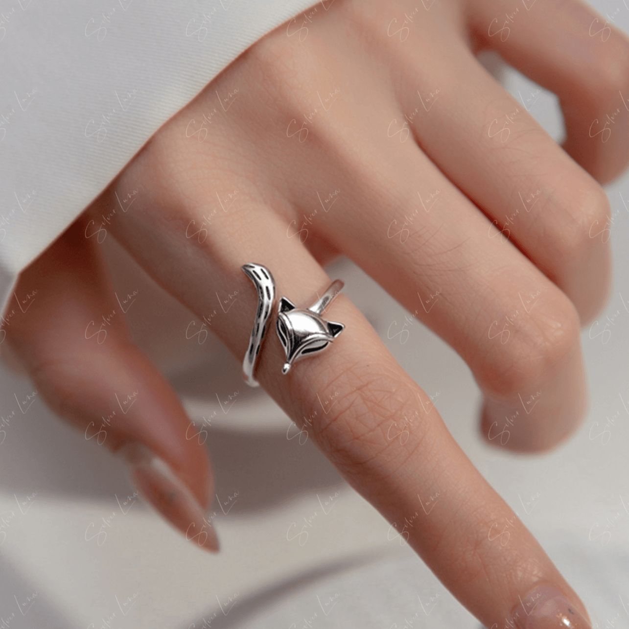 adjustable fox ring