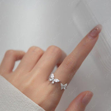 Sterling Silver Adjustable Ring Collection – The Silver Luna