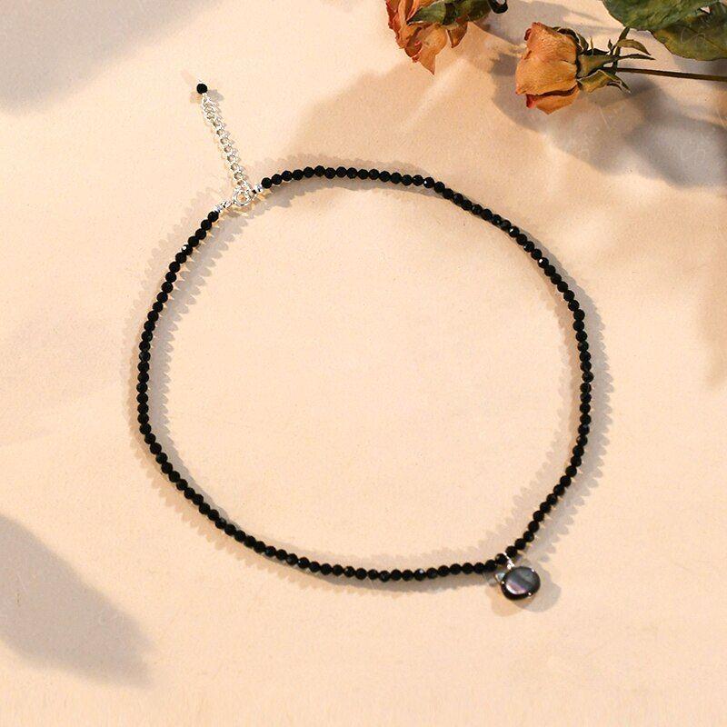 black cat choker necklace